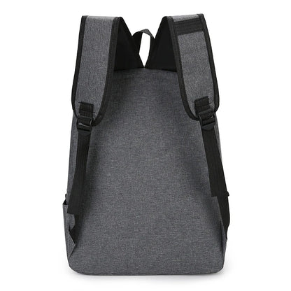 Versatile Unisex Backpack – Trendy Washable Oxford Cloth Computer Bag for School, Travel, and Everyday Use (Black, Grey, Blue, Red)
