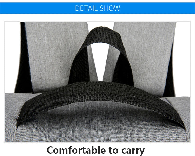 Waterproof Business Backpack for Men – USB Charging 15.6-Inch Laptop Backpack, Large Capacity School & Work Bag, Durable Men’s Backpack