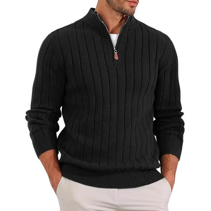 🧥 Retro Versatile Long Sleeve Sweater for Men – Stylish Casual Knitwear