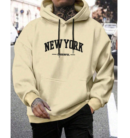 🧥 Men’s American-Style Retro Hooded Sweater – Loose Casual Streetwear Hoodie