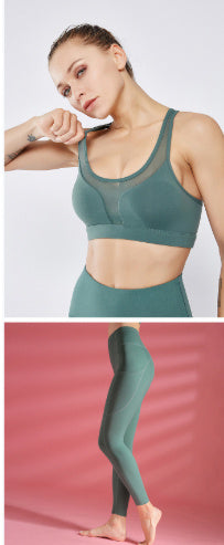 🧘‍♀️ Shockproof Sports Bra – High Support Yoga Vest for Fitness & Training