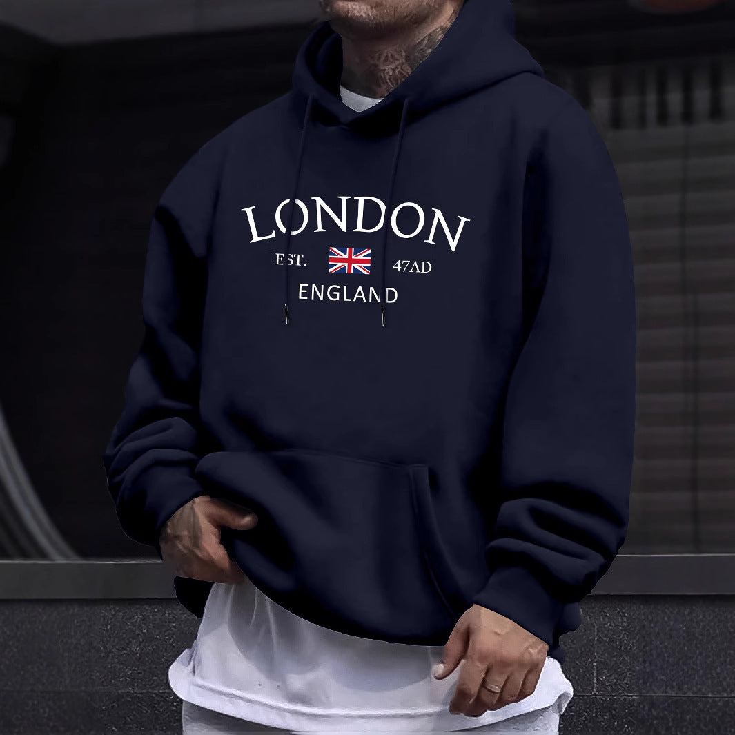 🧥 Fashion Personalized Printed Men’s Hoodie – Casual Streetwear Pullover