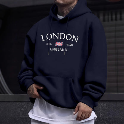 🧥 Fashion Personalized Printed Men’s Hoodie – Casual Streetwear Pullover