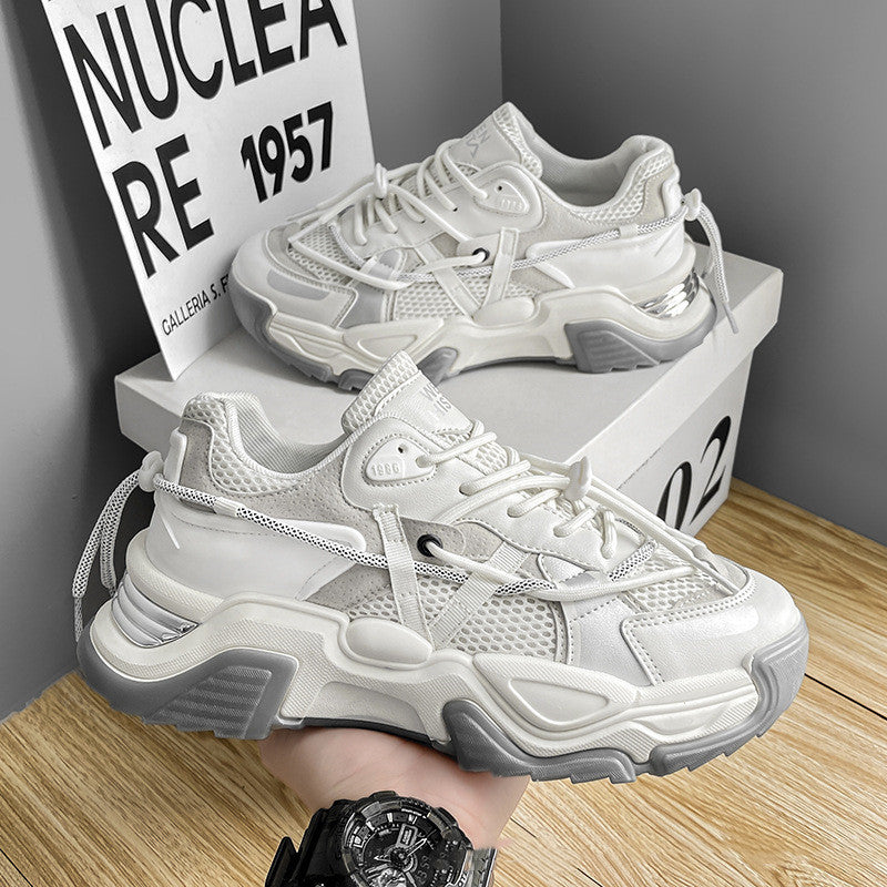 👟 Men’s Thick-Soled Breathable Running Sneakers – Fashion Sports Shoes