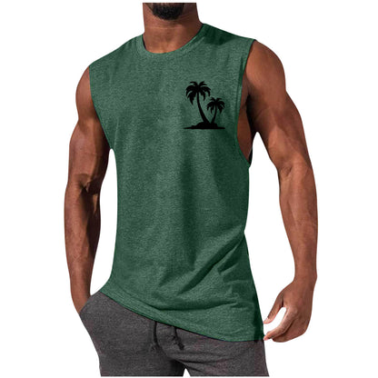 🏋️‍♂️ Men’s Sleeveless Sports Vest – Loose Summer Workout Tank Top