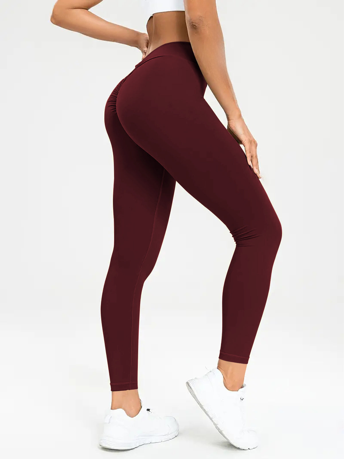 Women's High Waist Yoga Pants – Tummy Control, Butt Lifting, High Elastic Fitness Leggings