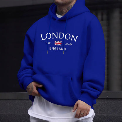 🧥 Fashion Personalized Printed Men’s Hoodie – Casual Streetwear Pullover