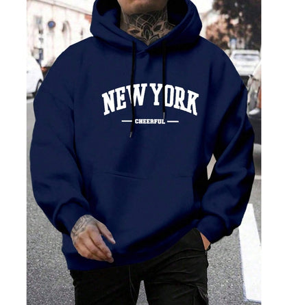 🧥 Men’s American-Style Retro Hooded Sweater – Loose Casual Streetwear Hoodie