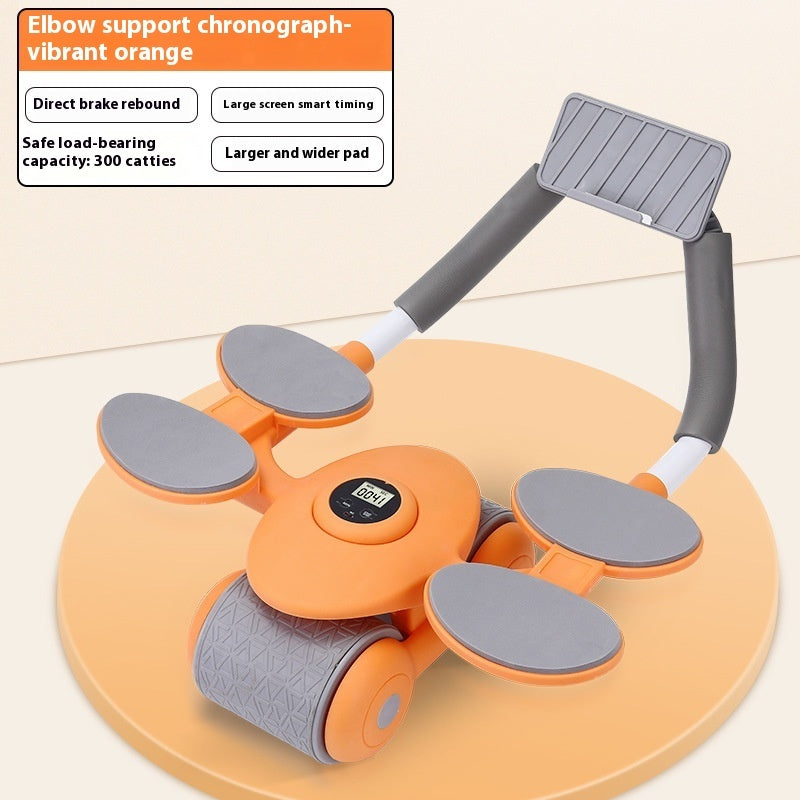 Multifunctional Abdominal Wheel – Four-Elbow Support AB Rocket Core Trainer for Home Workouts