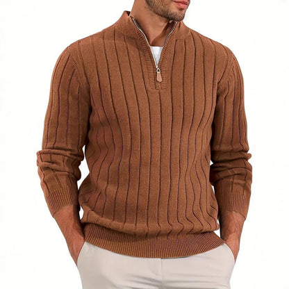 🧥 Retro Versatile Long Sleeve Sweater for Men – Stylish Casual Knitwear