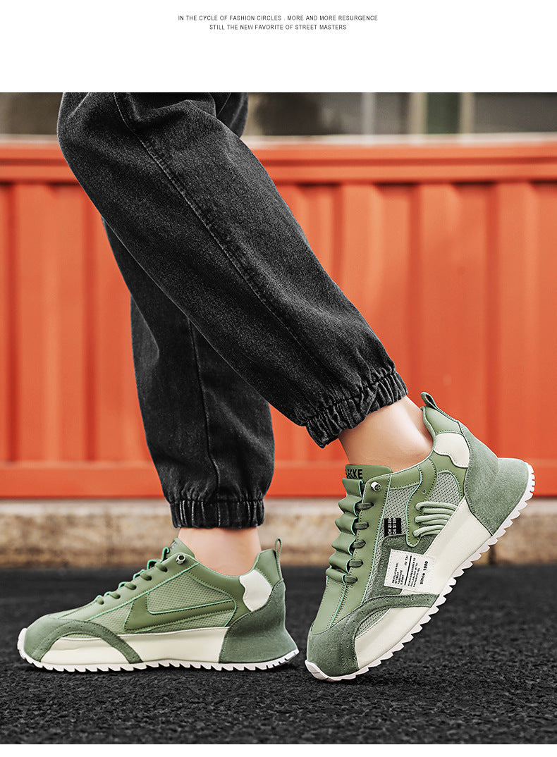 Breathable Casual Versatile Sneaker for Men – Comfortable Work, Driving & Platform Dad Shoes