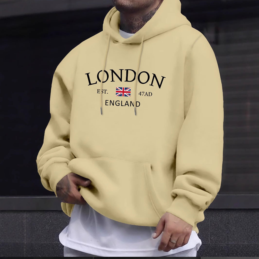 🧥 Fashion Personalized Printed Men’s Hoodie – Casual Streetwear Pullover